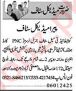 hospital jobs in Lahore