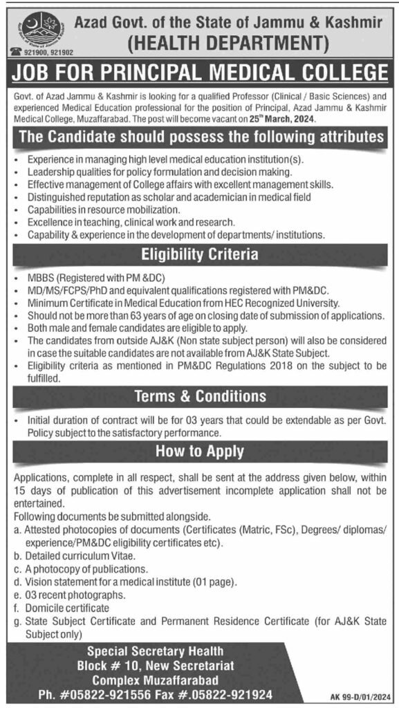 Jobs in Medical College