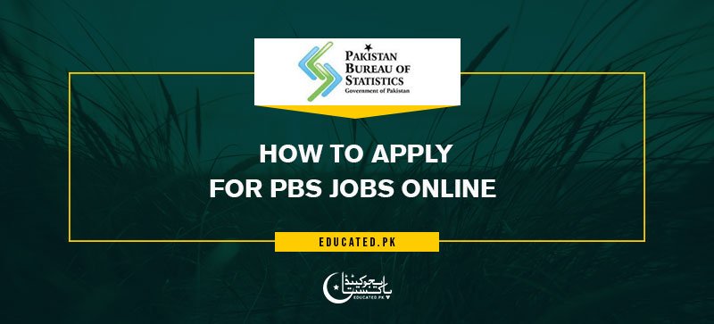 PBS Jobs 2024 Advertisements apply online 